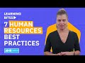 7 Human Resources Best Practices