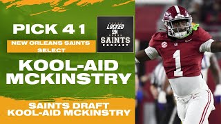 New Orleans Saints Pick Kool-Aid McKinstry | 2024 NFL Draft Coverage