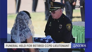 Funeral held for retired CCPD Lieutenant