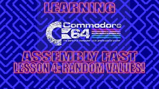 C64 Assembly lesson 4: MAZE, Random values (with SID)