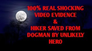 #DOGMAN, 100% REAL SHOCKING VIDEO EVIDENCE \u0026 HIKER SAVED FROM DOGMAN BY UNLIKELY HERO