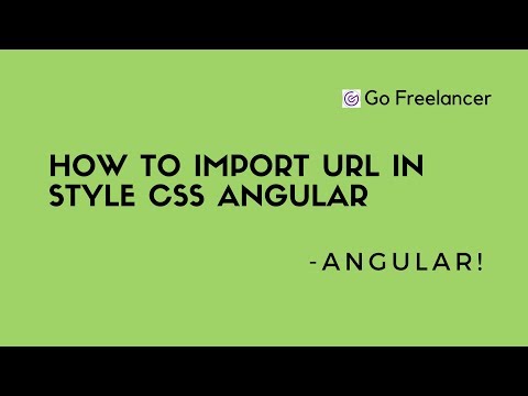 how to import url in style css angular how to import url in style css angular