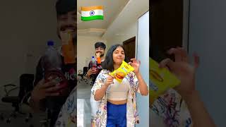 Food Vloggers in America🇺🇸 vs India 🇮🇳😂 @ChahatAnand #shorts #ytshorts #priyalkukreja