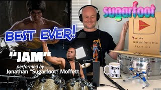 Drum Teacher Reacts: Michael Jackson's Drummer JONATHAN 'SUGARFOOT' MOFFETT Performs "Jam" 🥁🙌💥