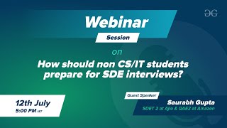 How should Non CS/IT students prepare for SDE interviews?