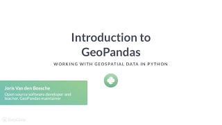Python Tutorial: Introduction to GeoPandas