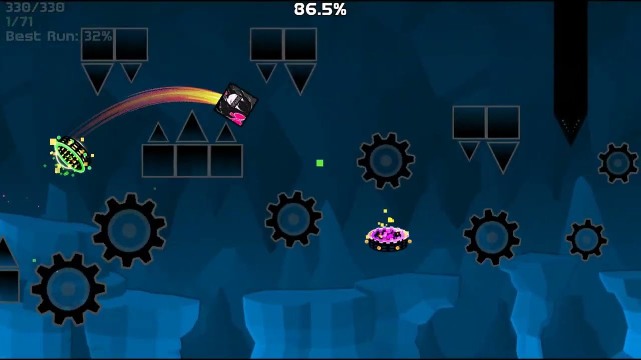 Buffed Cobwebs Easy 100 Geometry Dash Youtube