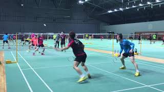 Lee Yong Dae Badminton Training 3 VS 2