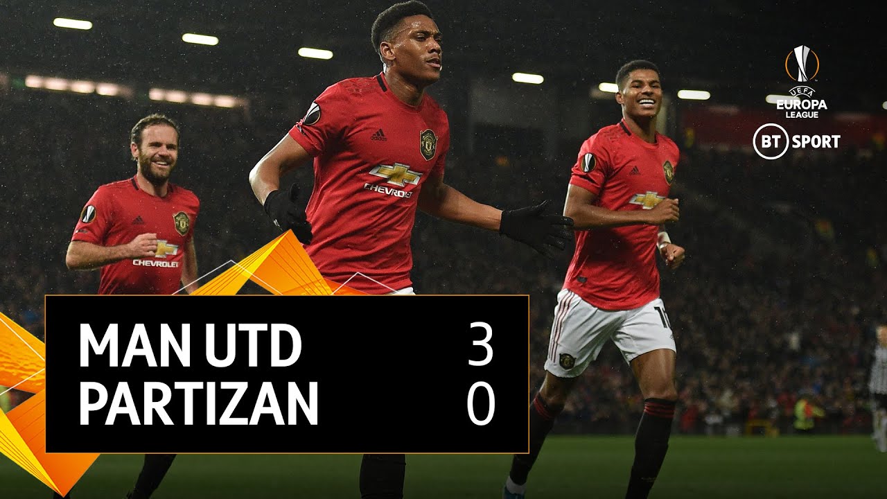 Man Utd Vs Partizan Belgrade (3-0) | UEFA Europa League Highlights ...