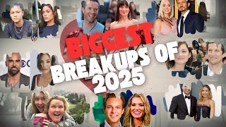 Biggest Celebrity Breakups 2025 | Shocking Hollywood Splits & Relationship Drama 😱💔