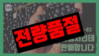 봉춘팜 서리태농사 | 2024 햇토종서리태 판매종료