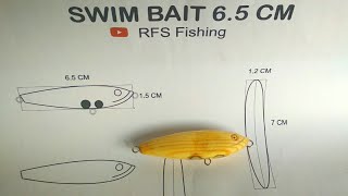 Cara membuat lure swimbait