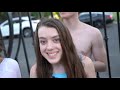 Last To Fall In The DUNK TANK CHALLENGE Wins $10,000 FREEZING WATER 🎯💧 Sawyer Sharbino