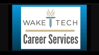Summer 2023 Update Wake Tech Career Services   Tools & Resources