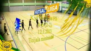 HD! KylVe-Ilves FS 4-6 (2-2) Futsal-Liiga 12.1.2013 kooste