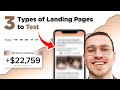 3 Types of Ecommerce Landing Pages You MUST Test in 2024