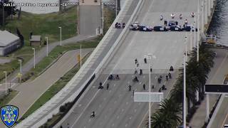 Video shows attempted Bay Bridge takeover as 3 Bay Area agencies team up to crack down on sideshows