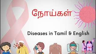 நோய்கள் - Diseases in Tamil \u0026 English