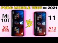 Mi 10T vs iPhone 11 PUBG TEST in 2021 - Snapdragon 865 vs A13 Bionic BGMI TEST