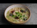 century egg congee with chicken 皮蛋瘦肉粥