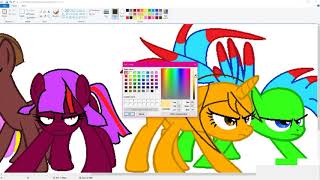 Speedpaint - OCs as MLP Ponies