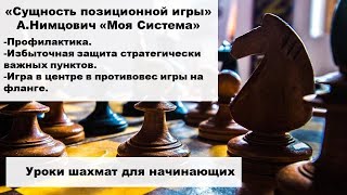 Сущность позиционной игры. Профилактика. А.Нимцович \