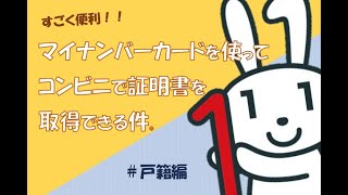 実は簡単？コンビニで戸籍証明書を取得する方法