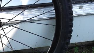 mavic cross max xl 26 in disc only rims with kenda stick e tires and tubes.