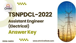 TSNPDCL 2022 Assistant Engineer Question Paper with key | Electrical Engineering | OHM Institute