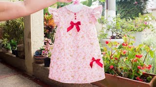 Lindo Vestido para niñas paso a paso: Fácil y con patrones