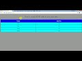 How to create HTML table to json array data