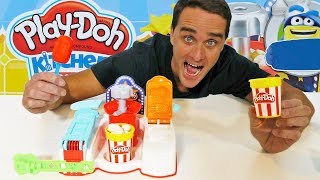 Play Doh Popcorn & Popsicle Movie Snacks Playset ! || Toy Review || Konas2002