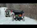 bronco raptor takes on deep snow