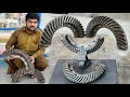 The Very mojor Repairing Of Broken Differential Gear Ring By Very Brilliant Mechanic…