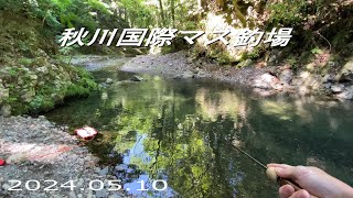 【2024　春・秋川国際マス釣場】ルアーフィッシング