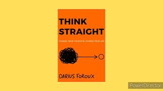 Think Straight  by Darius FoRoux / Full - Audiobook/ #audiobook #motivation