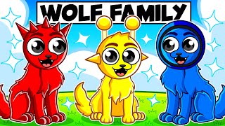 Having A WOLF FAMILY In Roblox!