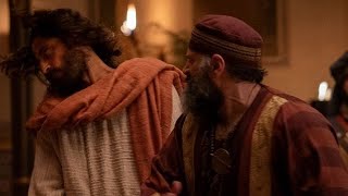 Jesus gets slapped (The Chosen season 6 scene)