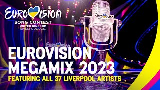 We Mixed 37 Eurovision 2023 Artists into a MEGA-MIX | HAPPY NEW YEAR! 🎉 | #UnitedByMusic