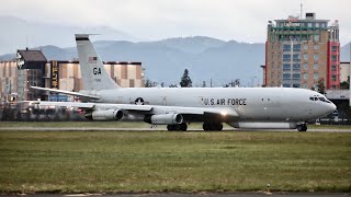 横田基地 E-8C J-STARS ジョイントスターズ GA 97-0100 早期警戒管制機 アメリカ空軍