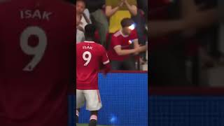 Alexander Isak goal. Manchester United vs Brentford. English premier league. FIFA 22 career mode.