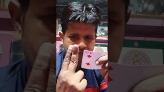 আঙ্গুলের  ভেতর তাস ভ্যানিস😱 finger and card Venice magic tric  #magic #short #tirck