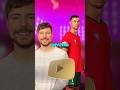 Mr Beast insulted Ronaldo? 🫣 #shorts #football