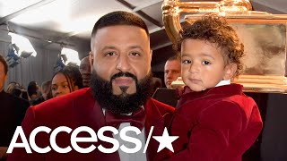 DJ Khaled & Son Asahd Are Twinning At The 2018 Grammys | Access
