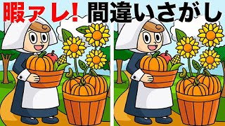 【間違い探しクイズ】脳トレやレクリエーションに！90秒でイラストの3つのまちがいを探してね | 老化防止・脳トレを動画で楽しもう | 集中力アップで快適生活 | 気軽に老化防止でアハ体験【脳トレ】