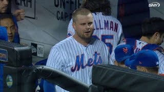 PHI@NYM: Duda leave game with hyperextended elbow