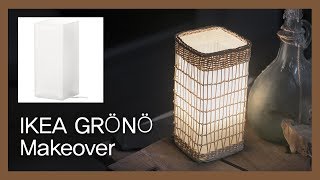 Hobbyclass 2.: IKEA interior /Rattan Craft: IKEA GRONO Light Makeover /reform /hack wicker craft