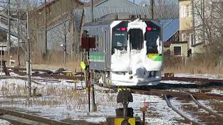 根室本線釧路始発普通電車　2025年1月18日　釧路駅