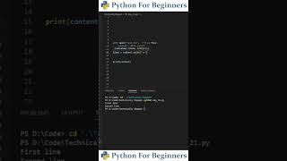 How To Read A Text File In Python | Python For Beginners