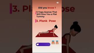 Yoga Asanas to Reduce Belly Fat #short